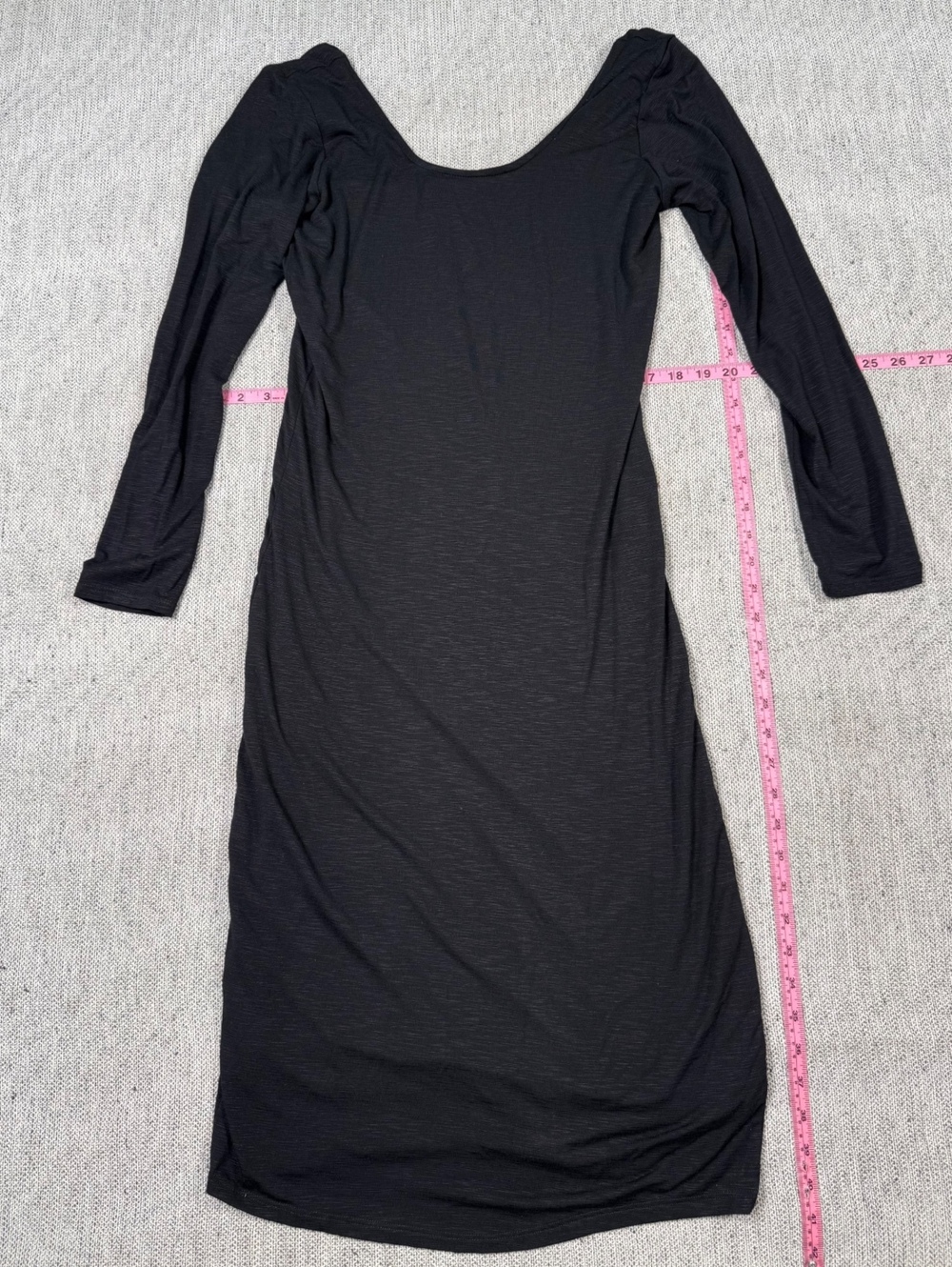 Dolan Left Coast Anthropologie Black Midi Dress Women M